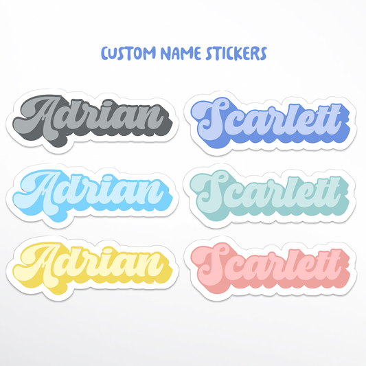 Durable Name label for kids