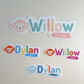Happi Animal Vinyl Waterproof Name Labels - Monkey