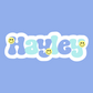 Smiley Face Vinyl Waterproof Name Labels