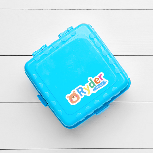 Waterproof Vinyl Stick on  Name Sticker