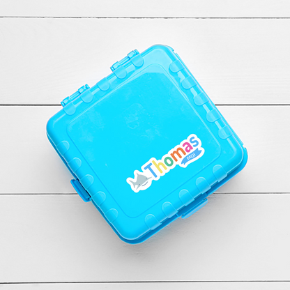 personalised waterproof name sticker for kids