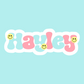 Smiley Face Vinyl Waterproof Name Labels