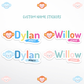 Happi Animal Vinyl Waterproof Name Labels - Monkey