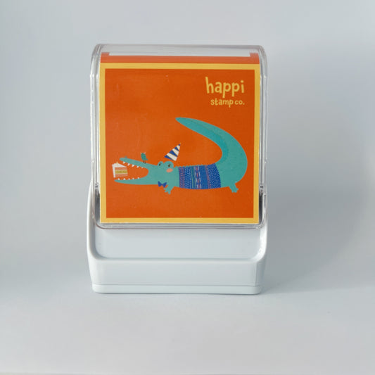 Clothing Stamp Stamp for shool with white ink Happi Stamp Co