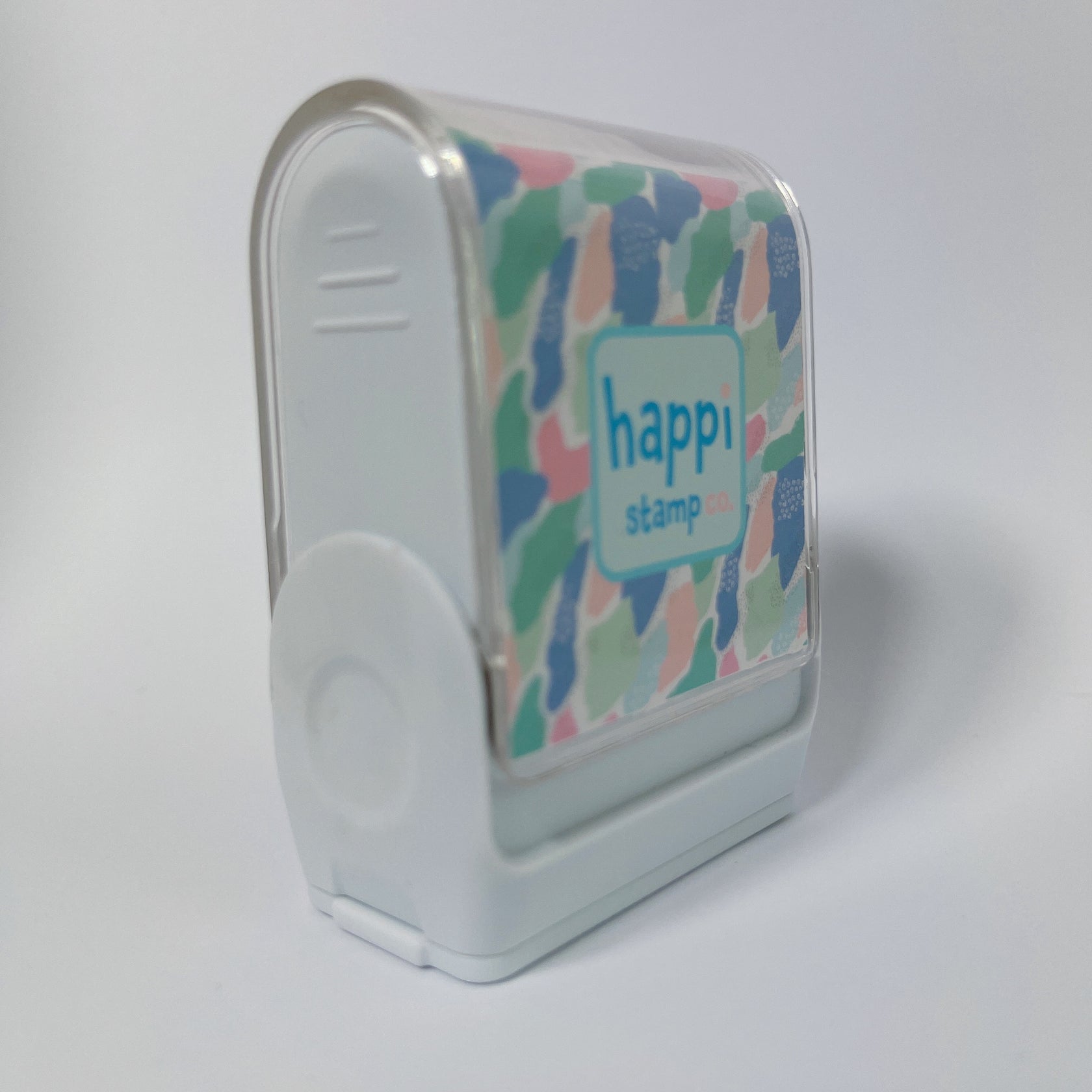 Happi Abstract Name Stamp Pastel Happi Stamp Co Happi Stamp Co.
