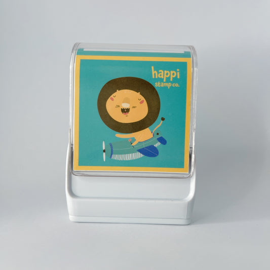 Fabric Stamp for School with black ink happi stamp co